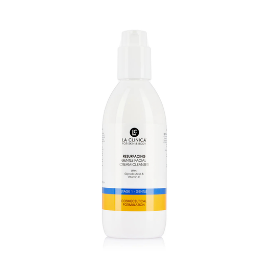 Resurfacing Gentle Facial Cleansing Cream with Glycolic Acid
